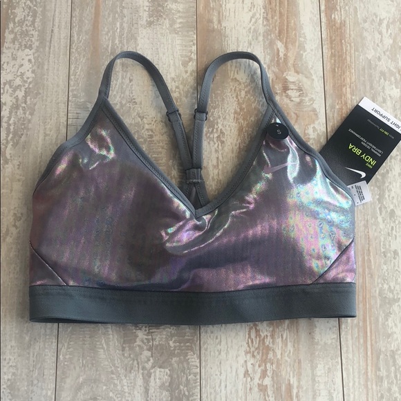 NWT Nike Indy metallic sport bra - Picture 3 of 6